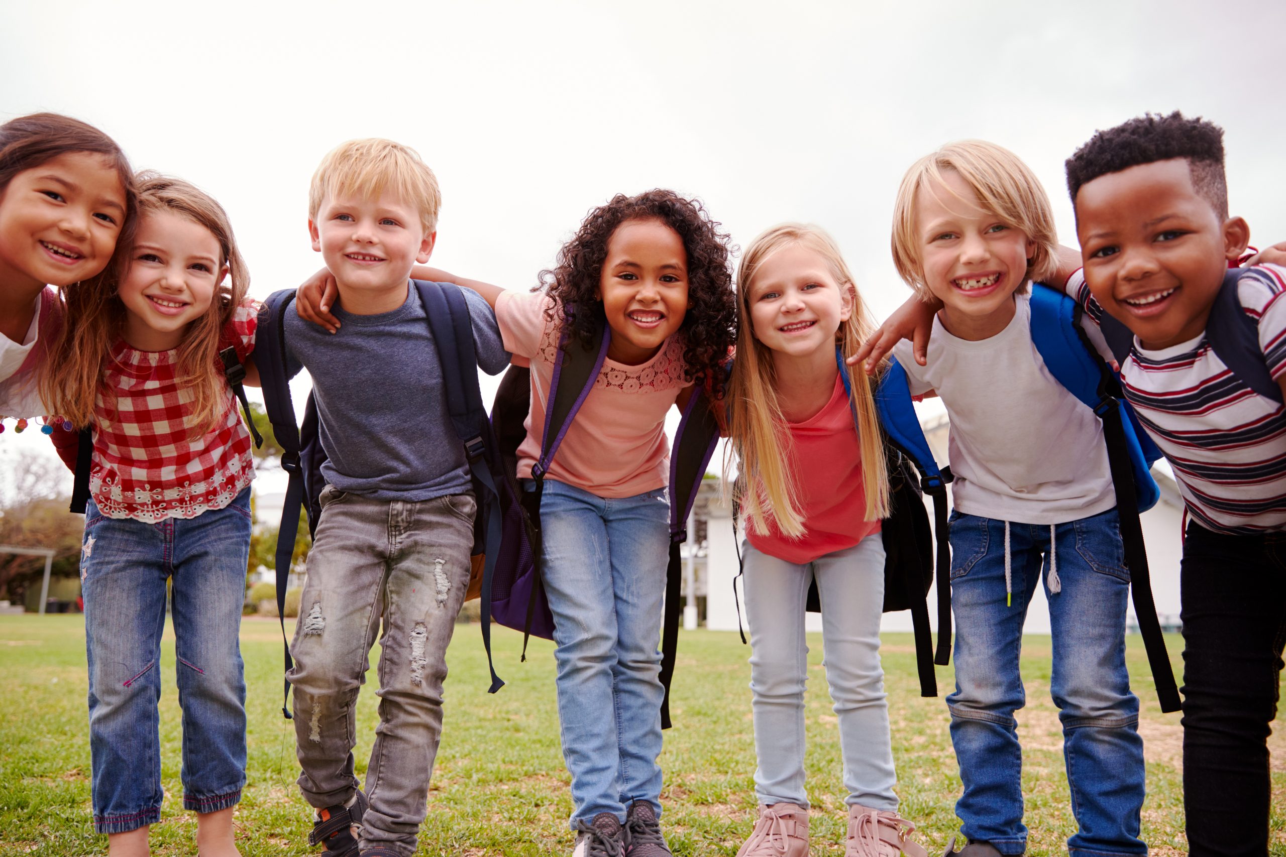 Healthy happy kids decorative: healthy happy children