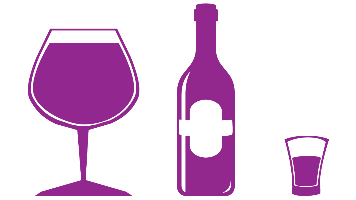 — title missing — Graphic of alcoholic drinks.