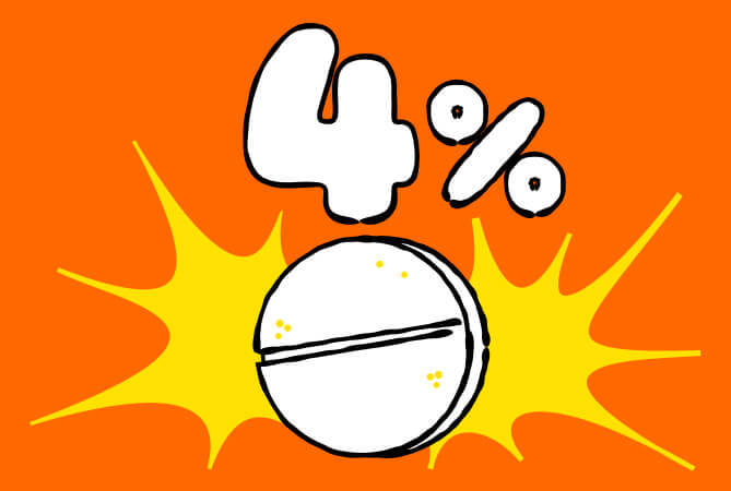 4%