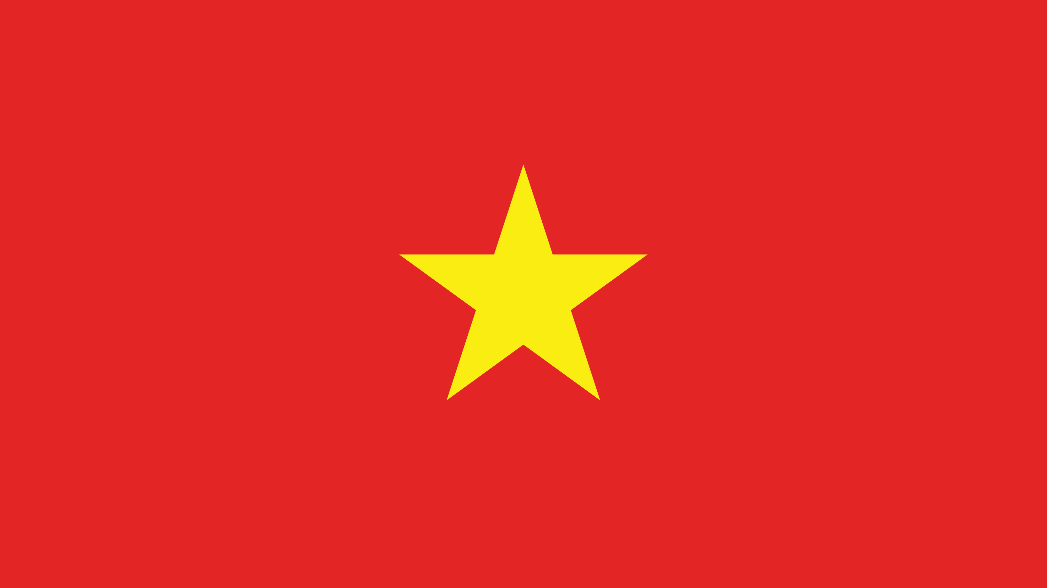 Red rectangle with yellow star in the middle