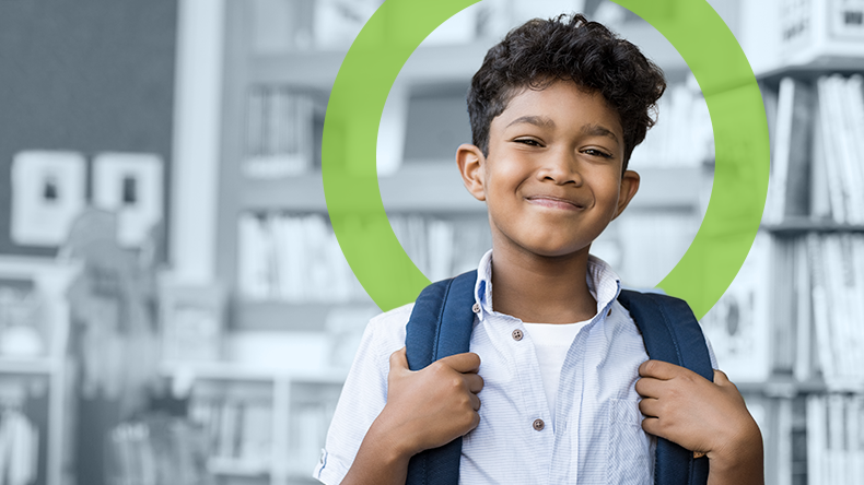 Boy student feels better after concussion