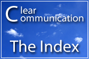 Clear Communication Index