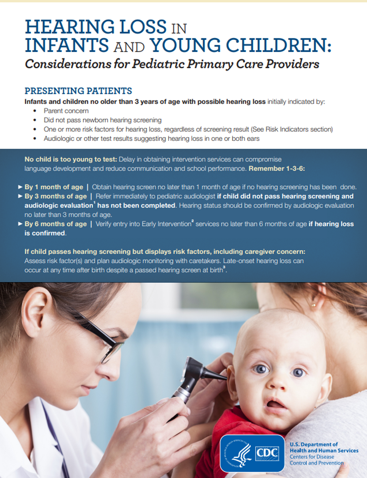 pdf preview - hearing loss in infants and young children