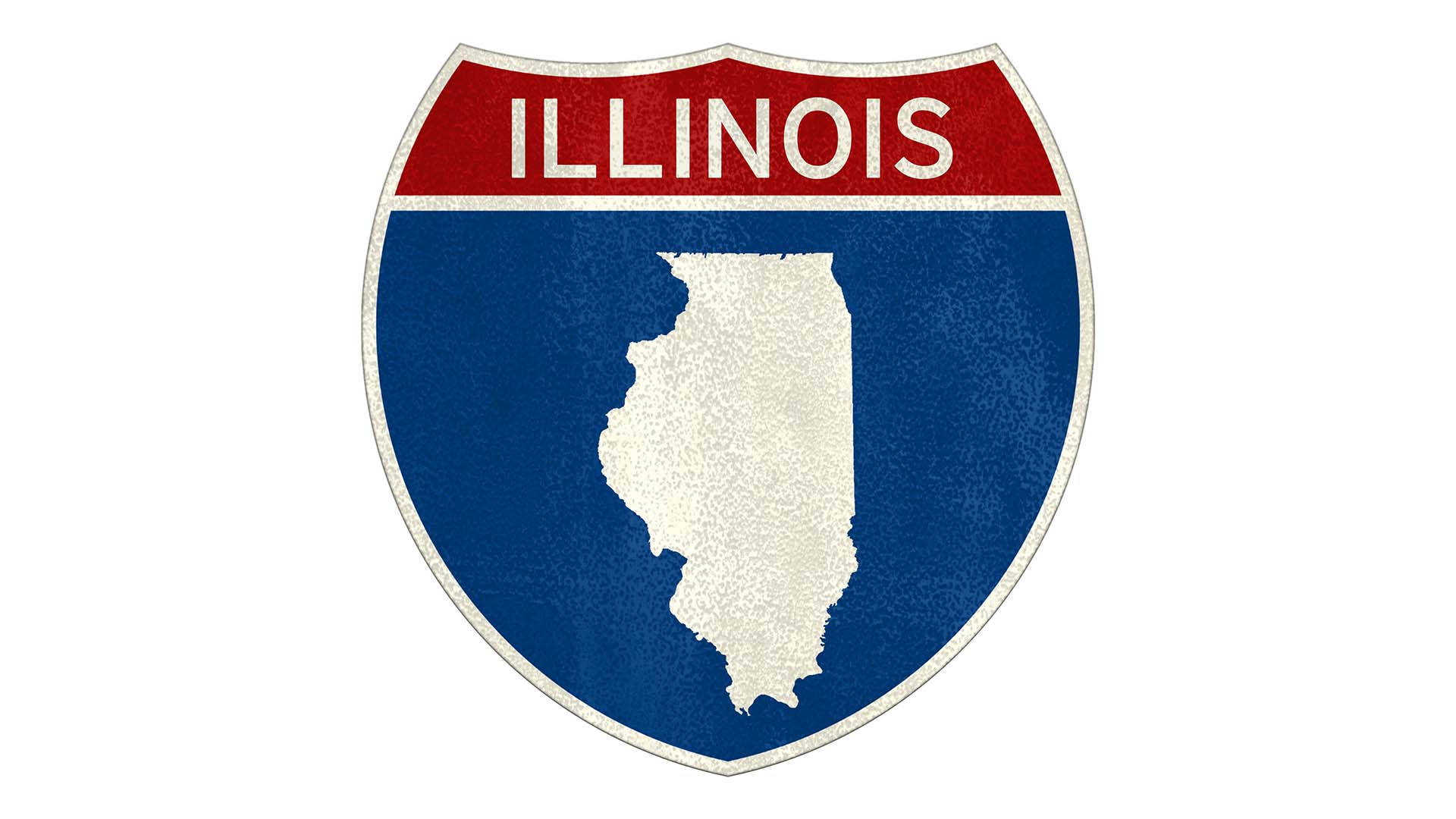 Illinois Illinois state roadside sign