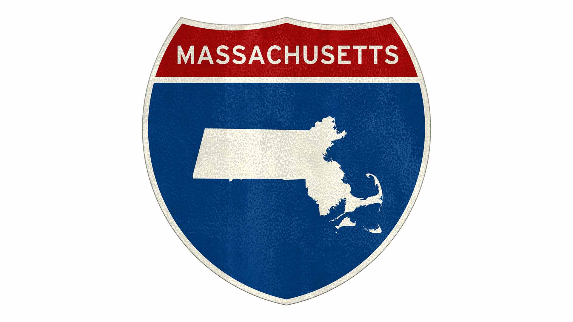 Massachusetts Massachusetts state roadside sign