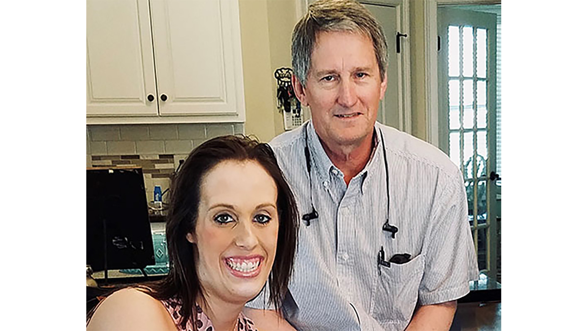 Carly and her dad, Chuck