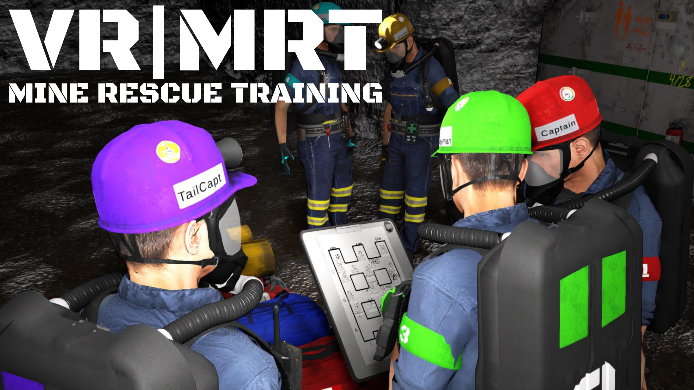 VR-MRT thumbnail Thumbnail image for VR Mine Rescue Training (VR-MRT) platform