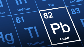— title missing — image of the periodic table with lead highlighted
