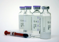 vials and a needle