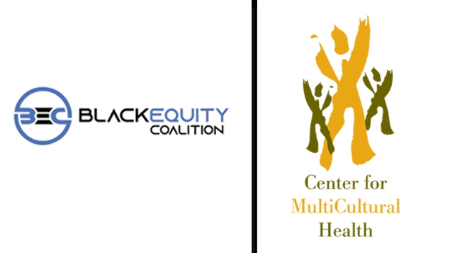 2024 Lark Award Winners Logos for the Black Equity Coalition and the Center for MultiCultural Health