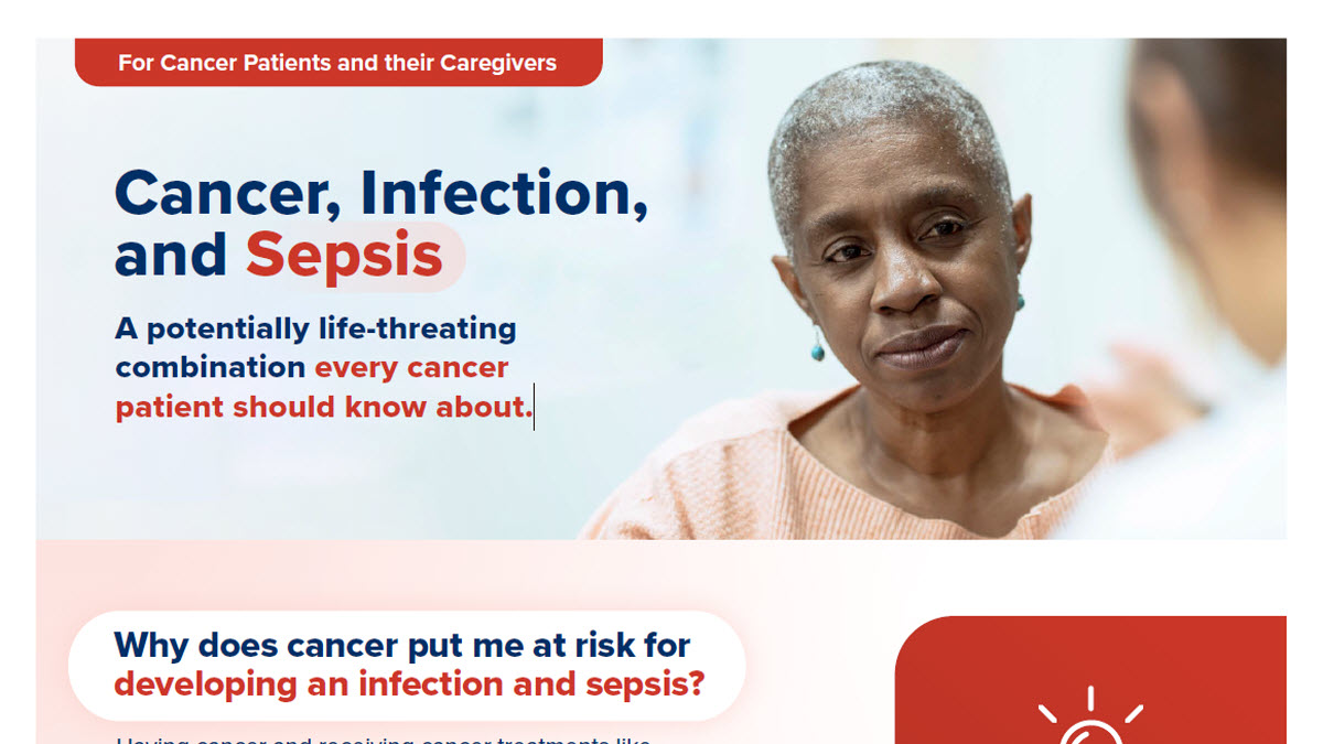 Thumbnail preview of "Cancer, Infection and Sepsis Fact Sheet"