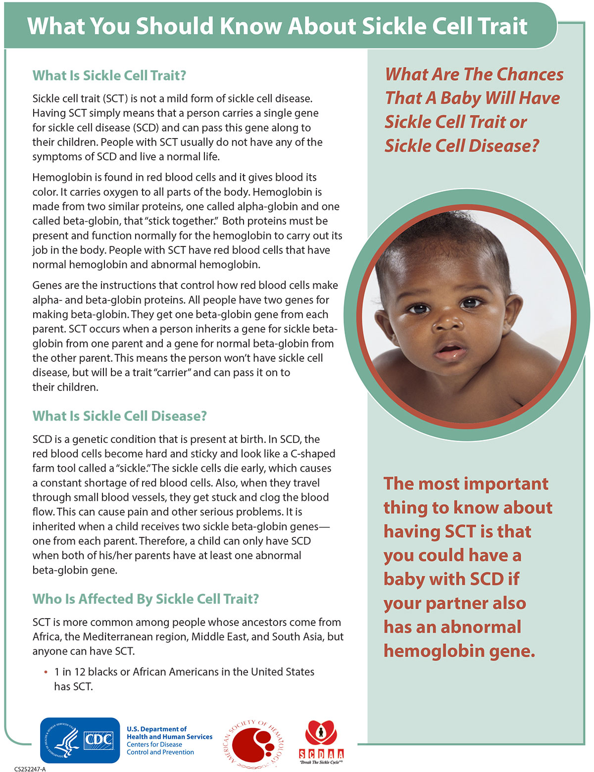 -- title missing -- What You Should Know About Sickle Cell Trait factsheet thumbnail
