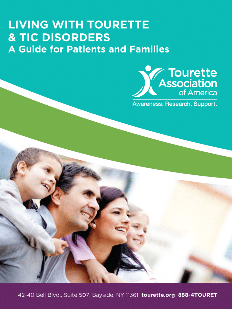 Cover image of TAA toolkit for individuals with tic disorders and their families.